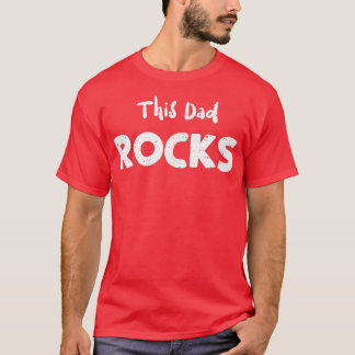 Camiseta Dia de os pais Este Pai Enrola Os Ditos Da Guitarr