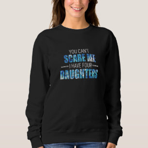 Camiseta Dia de os pais Eu Tenho 4 Filhas Pai Papá Pop Pa