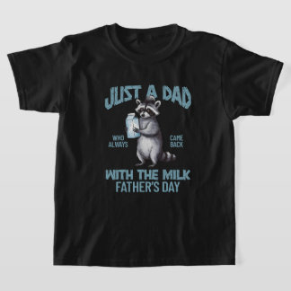Camiseta Dia de os pais Feliz do Pai Funny Racoon do Pai Vi
