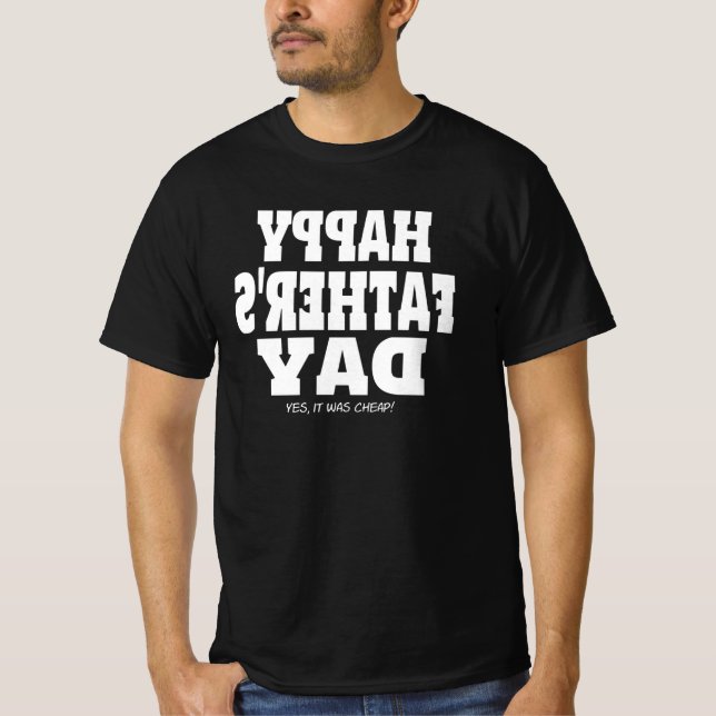 Camiseta Dia de os pais Feliz Engraçado (Frente)