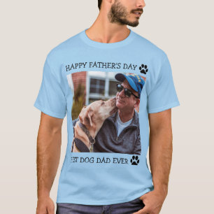 Camiseta Dia de os pais Feliz, Melhor Pai De Cachorro, Foto