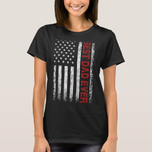 Camiseta Dia de os pais Feliz Melhor Pai De Todos Nós Ameri