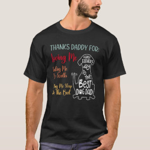 Camiseta dia de os pais Feliz, Pai de Cachorro, Pai Brith