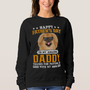Camiseta Dia de os pais Feliz, Pai De Cachorro Pekingês Par