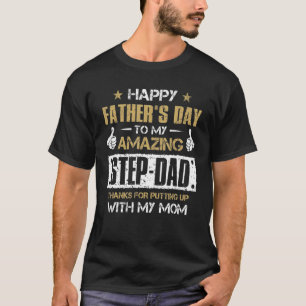 Camiseta Dia de os pais Feliz Para Os Obrigados De Pai Etap