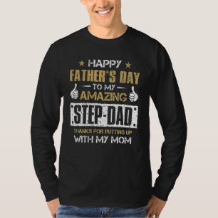 Camiseta Dia de os pais Feliz Para Os Obrigados De Pai Etap