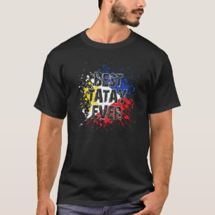 Camiseta Dia de os pais Filipino Pai Filipinas Sinalizador