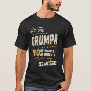 Camiseta Dia de os pais Grumpa Way Funny Grandpa