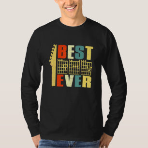 Camiseta Dia de os pais Guitarrista do Melhor Pai de Acorde