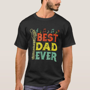 Camiseta Dia de os pais Guitarrista do Melhor Pai de Acorde