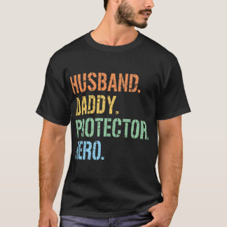 Camiseta Dia de os pais Heroico do Protetor de Pais para Ma