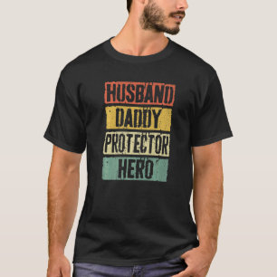 Camiseta Dia de os pais Heroico do Protetor de Pais para Ma