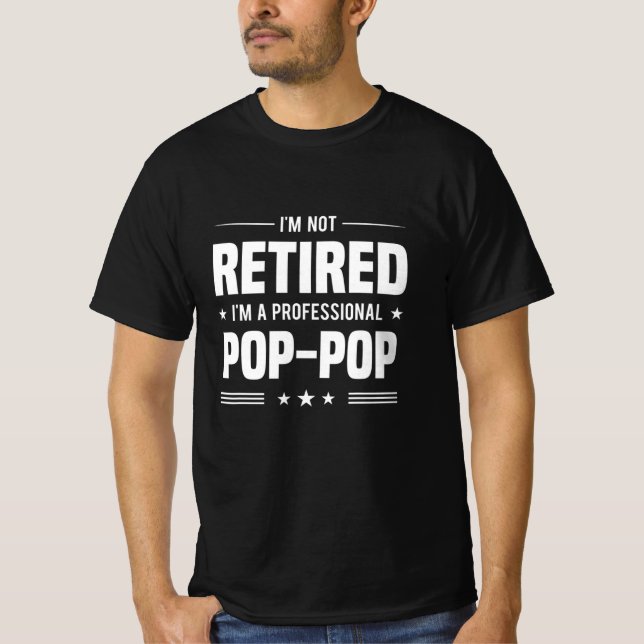 Camiseta Dia de os pais| Im Pop De Pop profissional (Frente)