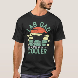Camiseta Dia de os pais Labrador - Cão do Retriever do Lab