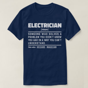 Camiseta Dia de os pais Legal Pai eletricista Noun
