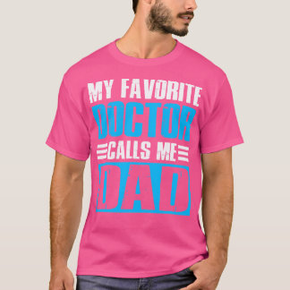 Camiseta Dia de os pais legal Pai Engraçado Meu Doutor Favo