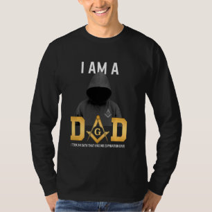 Camiseta Dia de os pais Masonic Pai Freemason Oath No Expir