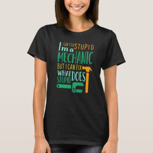 Camiseta Dia de os pais Mecânico Im Um Mecânico Que Não Con