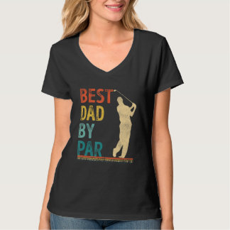 Camiseta Dia de os pais Melhor Pai Por Pai De Golfe Par Gol