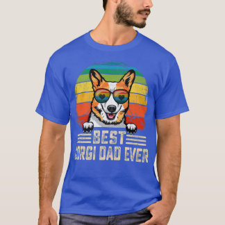 Camiseta Dia de os pais Mens Best Corgi Ever Vintage Pai11