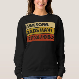 Camiseta Dia de os pais Mens Cote Pais Espantosos Têm Tatua