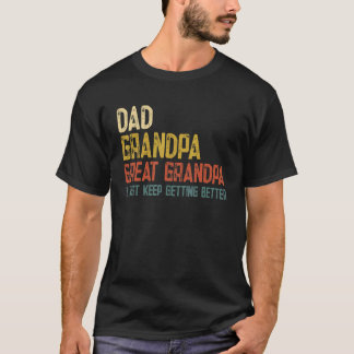 Camiseta Dia de os pais Mens Do Pai Do Netos Avô
