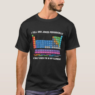 Camiseta Dia de os pais Mens I Diga Piadas Pais Periodicame