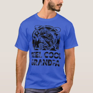 Camiseta Dia de os pais Mens - Presente Tee Reel Legal Avô 