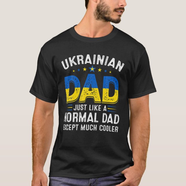 Camiseta Dia de os pais Mens - Ucrânia Definição de Pai (Frente)