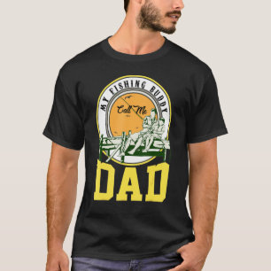 Camiseta Dia de os pais Meu Companheiro De Pesca Me Chame D