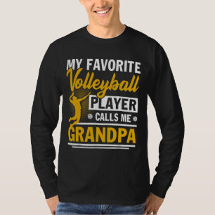Camiseta Dia de os pais Meu Jogador De Voleibol Favorito Me