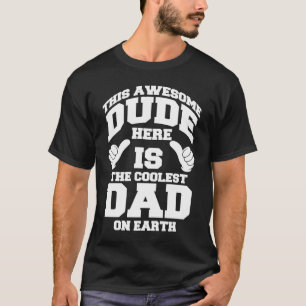 Camiseta Dia de os pais Mundos Melhor Legal Papa