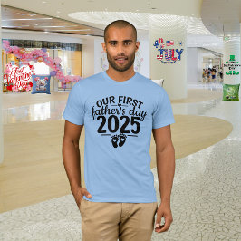 Camiseta Dia de os pais "Nosso Primeiro Dia de os pais"