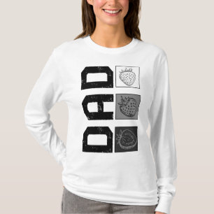 Camiseta Dia de os pais Novo papai Pai Fruta Ve