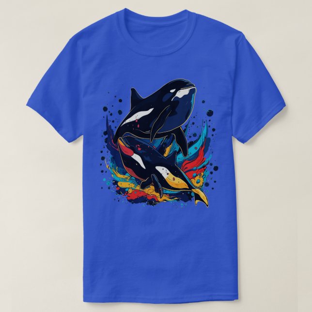 Camiseta Dia de os pais Orca (Frente do Design)