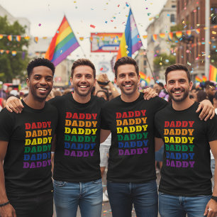 Camiseta Dia de os pais Orgulho gay Pai LGBTQ