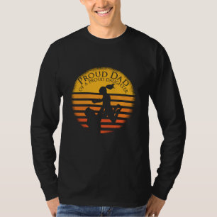 Camiseta Dia de os pais Orgulhosa filha Pai Engraçada dize
