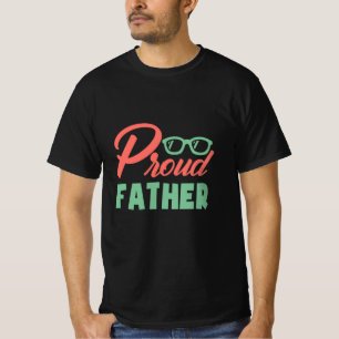 Camiseta dia de os pais Orgulhoso Pai