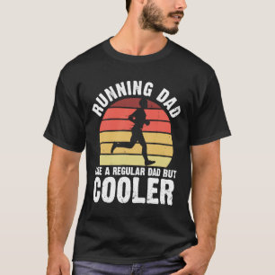 Camiseta Dia de os pais Pai de Corrente de Biatlo