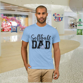 Camiseta Dia de os pais "Pai Softball"