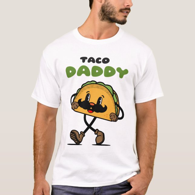 Camiseta Dia de os pais Pai Taco (Frente)