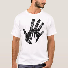Camiseta Dia de os pais Papa Hand