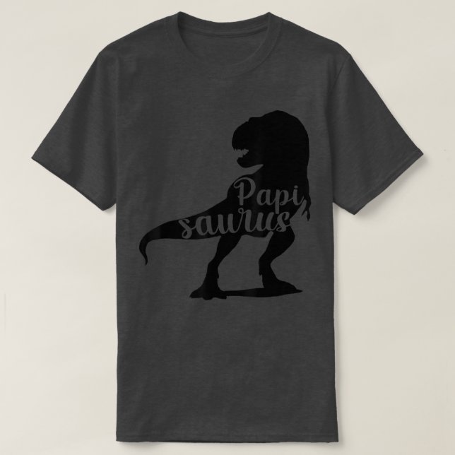 Camiseta Dia de os pais Papisaurus Miami Hialeah 305 Gi (Frente do Design)