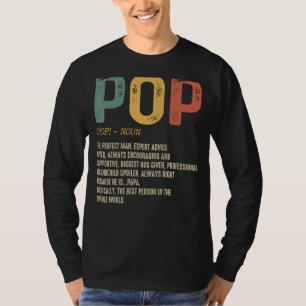 Camiseta Dia de os pais Para Men Pop de Definition Grandpa