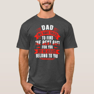 Camiseta Dia de os pais Para Pai Da Filha Esposa Para