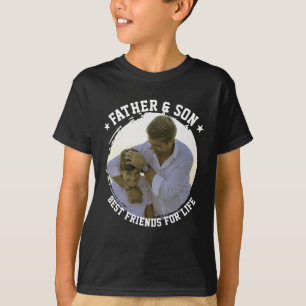 Camiseta Dia de os pais Personalizado de Fotografia do Pai