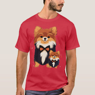 Camiseta Dia de os pais Pomeraniano