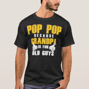 Camiseta Dia de os pais Pop Engraçado Avô