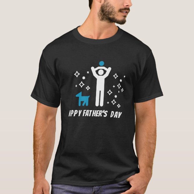 Camiseta Dia de os pais Preto (Frente)