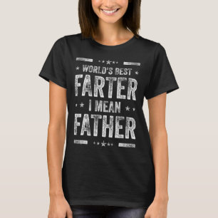 Camiseta Dia de os pais Retro Pai Mundo Mais Farto Quero Di